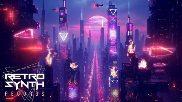 RAY GUN HERO - Transcending Skyscrapers ⧸ RetroSynth Records