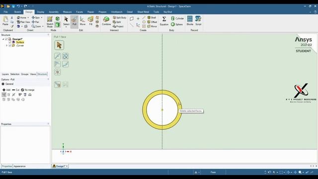 Plain strain (2D)Embankment Problem |Ansys Malayalam tutorial смотреть онлайн