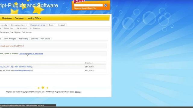 Modmyscript.com - How to download an plugin/addon update from Modmyscript.com Customer Area смотреть онлайн