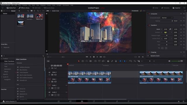 Sky Replacement Effect Davinci Resolve смотреть онлайн
