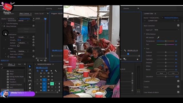 Video Editing | Adobe Premiere Pro | Warp Stabilizer | Image Stabilization | Class 15 смотреть онлайн