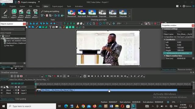 ADDING FIRE EFFECTS ANIMATIONS JOINING TWO VIDEOS WITH A BACKGROUND AUDIO USING VSDC FREE смотреть онлайн