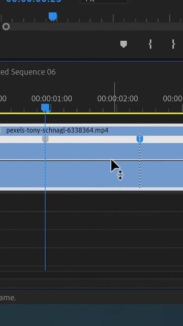 How To Smoothly Speed Up A Video In Premiere Pro #shorts