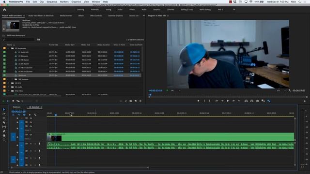 How To Use Multicam In Adobe Premiere Pro | Edit Faster With Multicam Sequences! смотреть онлайн