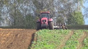 Осенняя вспашка на МТЗ 3522