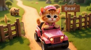 Мультик про кошечку // Маня в зоопарке