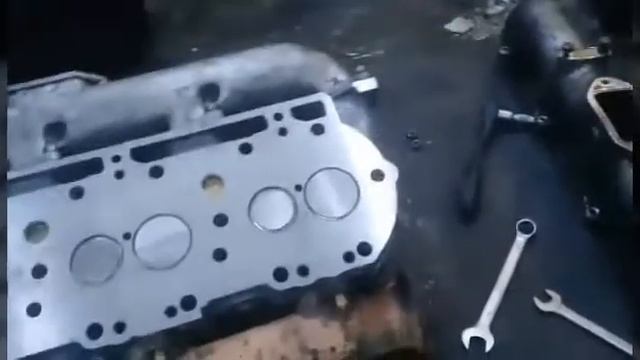 мАз "новогодний подарок" . сгорели клапана .меняем головки смотреть онлайн