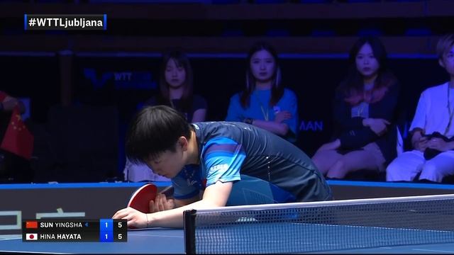 FULL MATCH | Hina HAYATA Vs SUN Yingsha | WS QF | #WTTLjubljana 2023