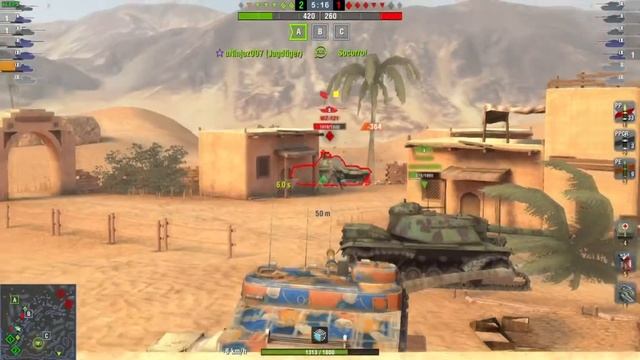World of Tanks Blitz - #14 - ACE de A39 Tortoise na conta do amiguinho смотреть онлайн