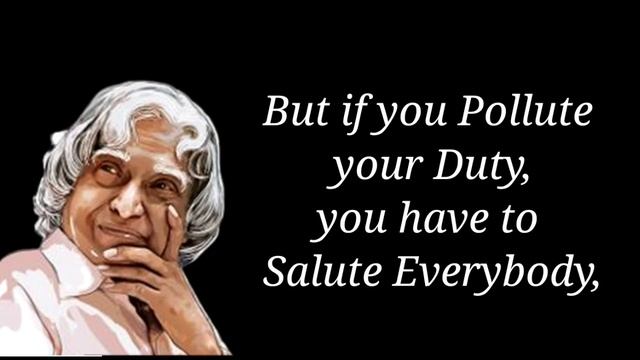Salute Your Duty | Abdul Kalam Quotes With Audio | APJ Thoughts смотреть онлайн