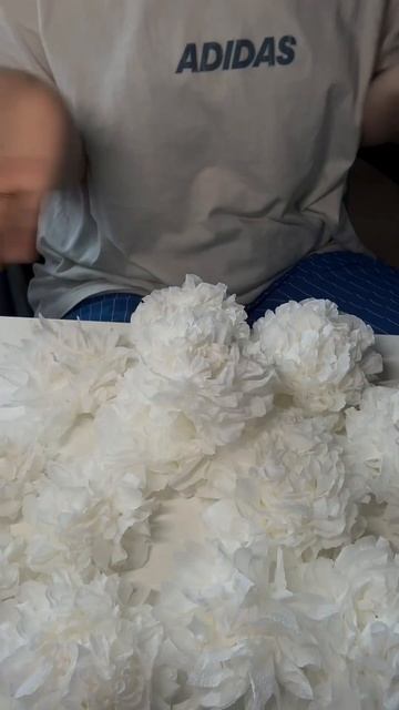 Цветы из салфеток своими руками #diy #рукоделие #творчество #хобби #цветы
