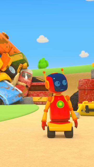 Робот собрал машину-трансформер Машинки для детей и мультики для малышей Грузовичок Лева #мультик смотреть онлайн