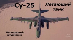 Самолет Су-25 летающий танк