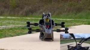 Квадрокоптер с пассажиром.