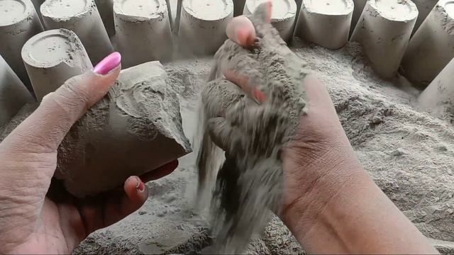 50 pure cement glasses soft silky Crumbling 😍|Satisfying video|Asmr puppys смотреть онлайн