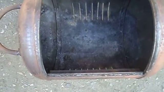 Мангал из газового баллона смотреть онлайн