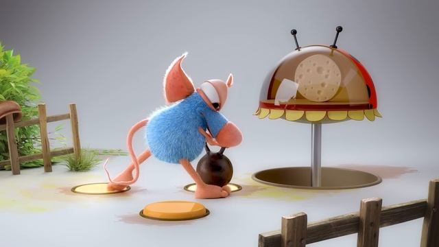 Funny Cartoon | Rattic Mini–The Trap | Funny Cartoons For Kids смотреть онлайн