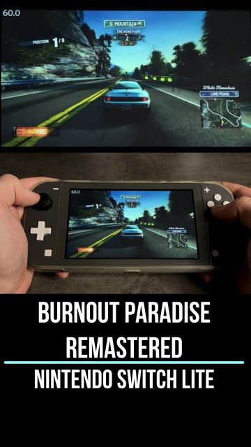 Burnout Paradise Remastered Nintendo Switch Lite Gameplay смотреть онлайн
