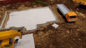 Стройка в масштабе! || Снос бракованного фундамента дома || construction on a scale!