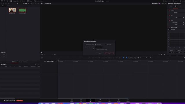 Easy Sync Audio and Video files | DaVinci Resolve 19 смотреть онлайн