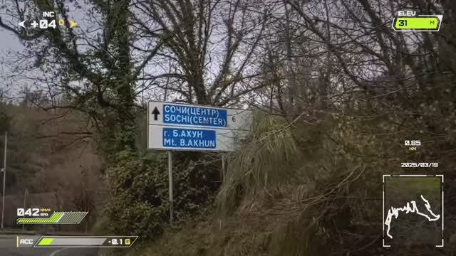 Дорога на Большой Ахун – Март 2025 🌴 Сочи365° смотреть онлайн