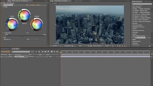 Colorista Free (Plugin for AE, Premiere Pro And FCP) Tutorial смотреть онлайн