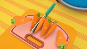 Грузовичок Лева - Мультики с песенками для детей. Учим овощи и фрукты с машинками и роботами!