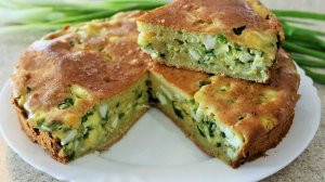 ЗАЛИВНОЙ ПИРОГ "НА СКОРУЮ РУКУ"! Вкуснейший наливной пирог с начинкой из яиц и лука!