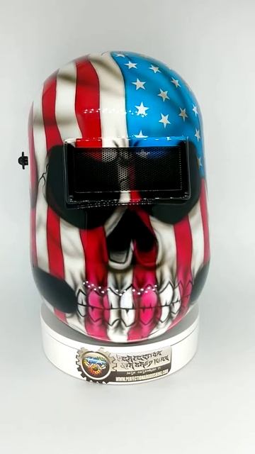 Patriot Skull Pipeline Edition by Perfection Airbrushing смотреть онлайн