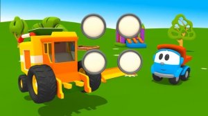 Грузовичок Лева собирает Комбайн - Мультфильмы для малышей