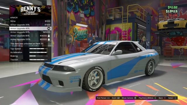 How to make Paul Walkers R34 in GTA 5 смотреть онлайн