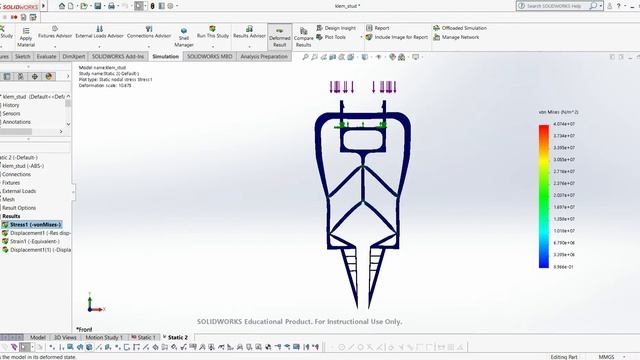 SOLIDWORKS Student Edition Academic Use Only klem stud 16 4 2019 10 14 38 смотреть онлайн
