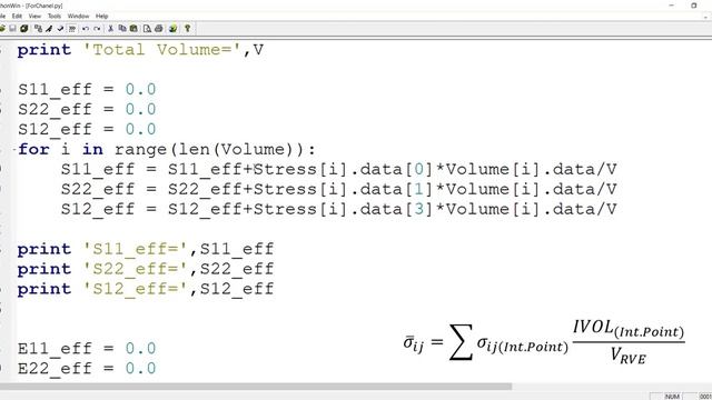 Effective moduli by homogenization of stress and strain of RVE/UC by Python/Abaqus смотреть онлайн