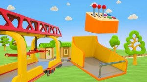 Грузовичок Лева строит железную дорогу | Развивающие мультики про машинки для детей