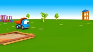 Грузовичок Лёва - машинки конструктор - Собираем внедорожник - Мультфильм про машинки