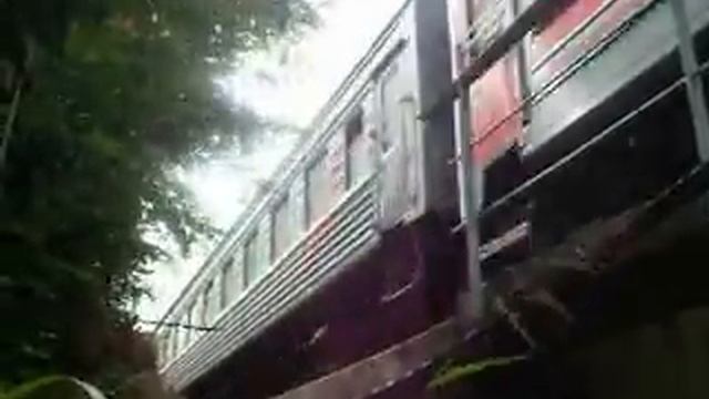 2ЭС4К с пассом в корпоративных цветах РЖД мимо Аше. смотреть онлайн