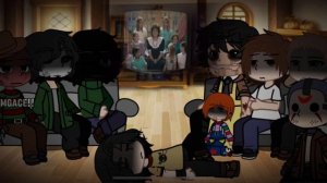 Slashers react to the bowers gang!! ( Henry bowers and Patrick hockstetter ) TWS IN DESCRIPTION!!