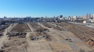 Снесенный грузовой двор «Москва-товарная-Рязанская»