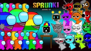 Амонг Ас Суперсемейки, Спрунки, Обычного монстра и монстра из мира ужасов | Смешная анимация