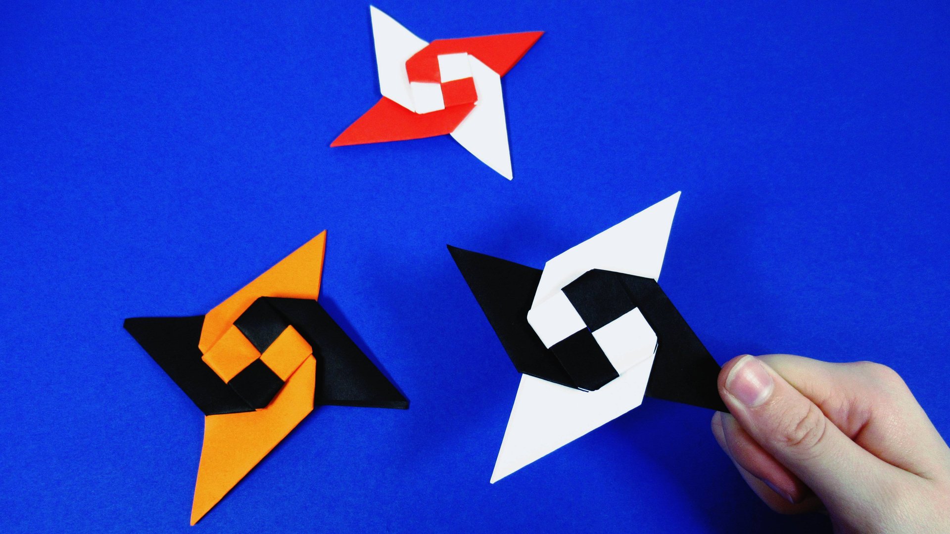 Как сделать сюрикен из бумаги. Оригами сюрикен смотреть онлайн