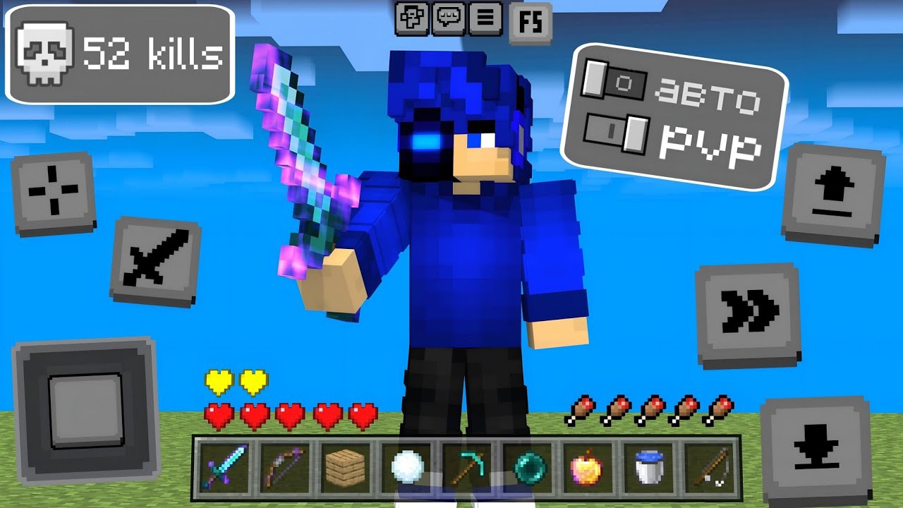 Эти МЕТОДЫ прокачать скилл в 100 раз на телефоне!(android/iOS) minecraft bedrock смотреть онлайн