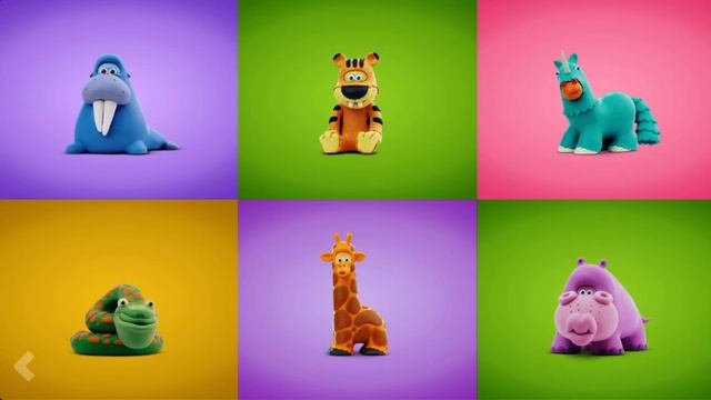 Балакаюча АБЕТКА  Вчимо тварин українською мовою знайди тварин