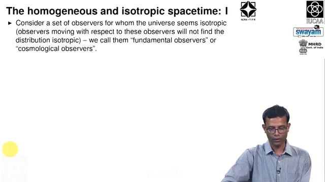 Chapter 4.1: Introduction to cosmology | Tirthankar Roy Choudhury смотреть онлайн