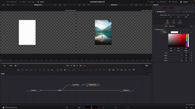 Add Border to Anything in DaVinci Resolve with Glowing Effect - FREE Template and Fusion Tutorial смотреть онлайн