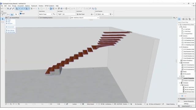 Split Staircase in Archicad I Archicad Tips I BIM смотреть онлайн