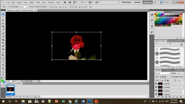 Create animation of blooming flowers (Using available images) by photoshop смотреть онлайн