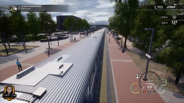 How to drive a F40PH-2CAT TRAIN - Peninsula Corridor - Train Sim World 2020 смотреть онлайн