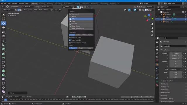 Blender Tutorial - Lesson 43 - Snap смотреть онлайн