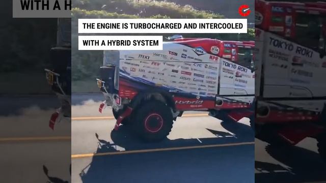 Massive Hino truck modified and ready for rally racing смотреть онлайн