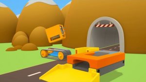 Лёва Грузовичок и Лея расширяют ТУННЕЛЬ. Развивающие мультики про машинки